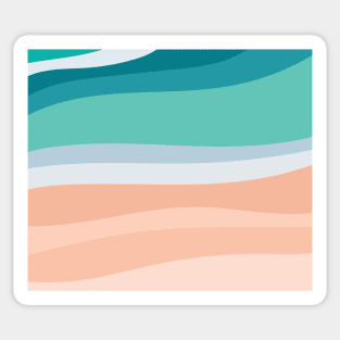 Pastel Beach Sticker